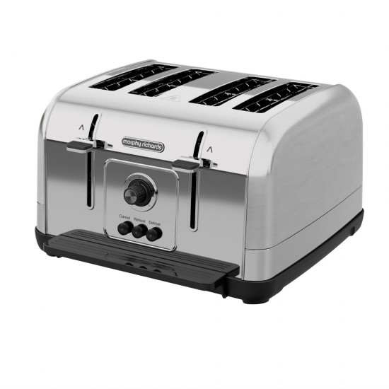 MORPHY RICHARDS Venture 4 Slice Toaster STAINLESS STEEL | 240130