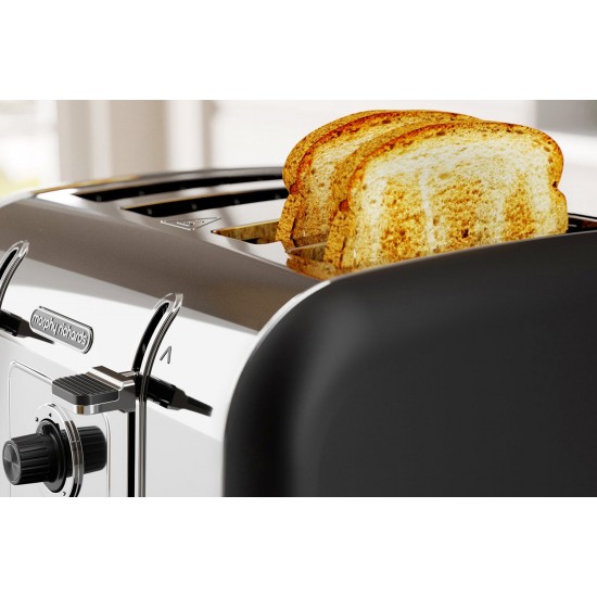 MORPHY RICHARDS Venture 4 Slice Toaster BLACK | 240131