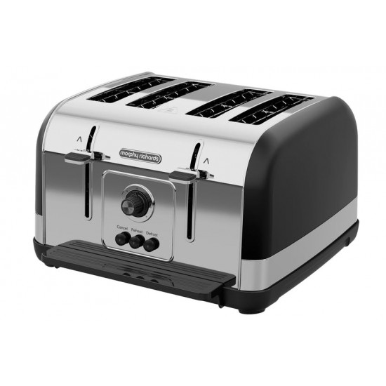 MORPHY RICHARDS Venture 4 Slice Toaster BLACK | 240131