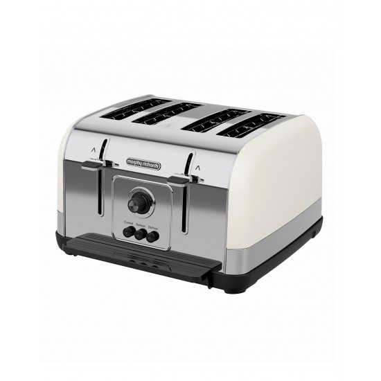 MORPHY RICHARDS Venture 4 Slice Toaster CREAM | 240132