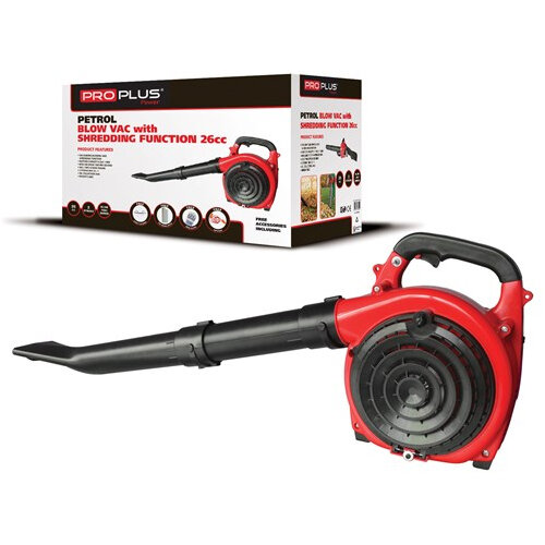 ProPlus Garden Petrol Blow Vac with Shredding Function 26cc