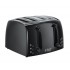 RUSSELL HOBBS Textures 4 Slice Toaster BLACK | 21651