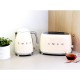 SMEG 50's Retro Style Aesthetic 2 Slice Toaster CREAM | TSF01CRUK