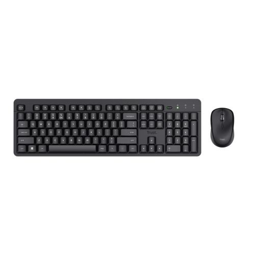 Trust ODY II Wireless Silent Computer Keyboard & Mouse Set UK Layout | T25022