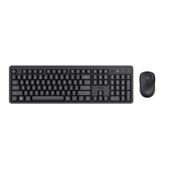 Trust ODY II Wireless Silent Computer Keyboard & Mouse Set UK Layout | T25022