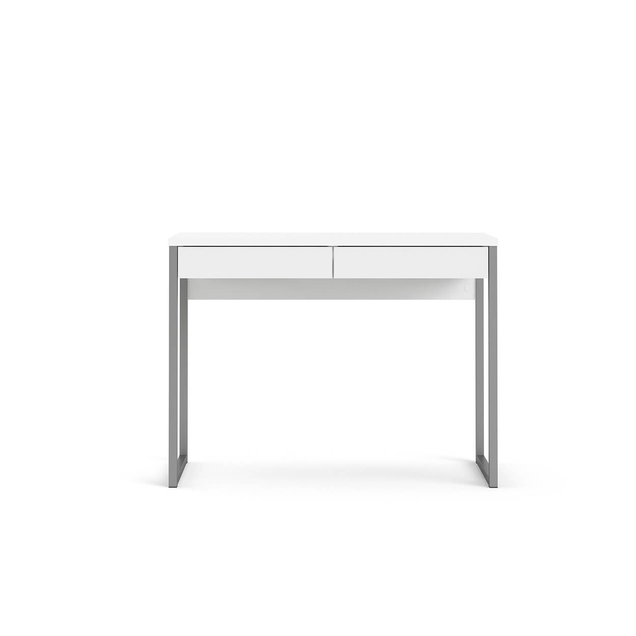 white gloss laptop desk