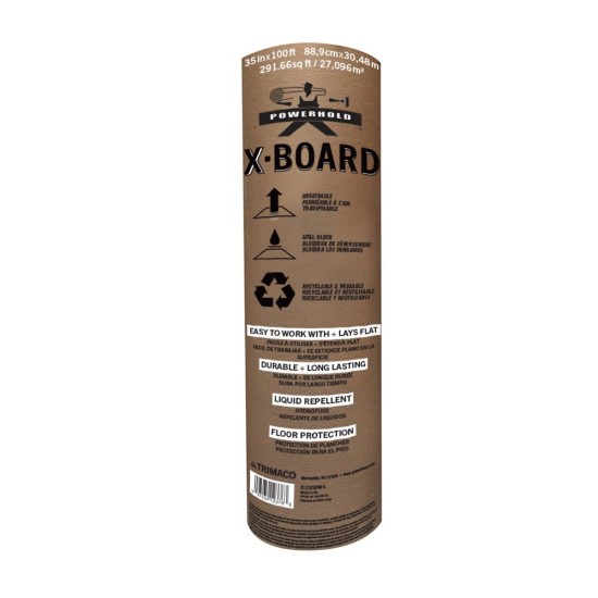 X- Board Painter Decorator Builder Floor Protection Board (890 x 30m) 27m2