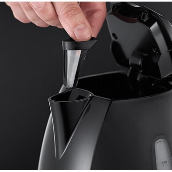 Russell Hobbs Textures Black Plastic Kettle | 21271