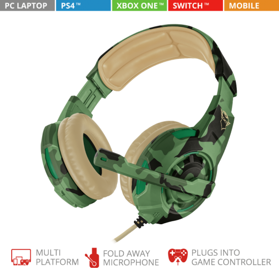 Trust GXT 310C Radius Gaming Headset - jungle camo - 22207