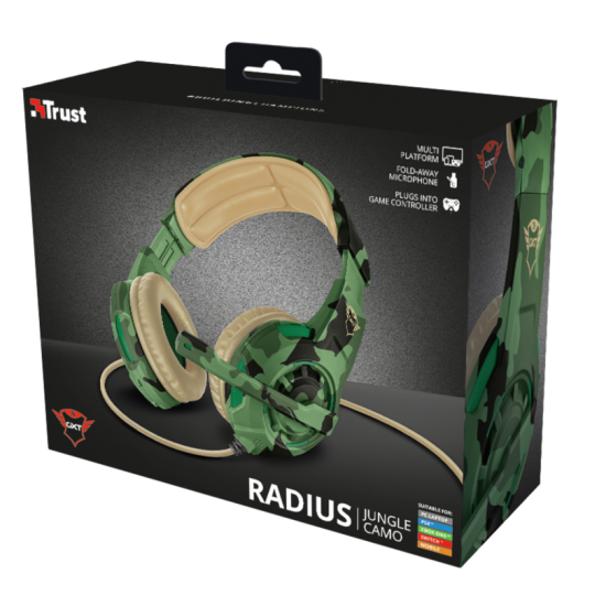 Trust GXT 310C Radius Gaming Headset - jungle camo - 22207