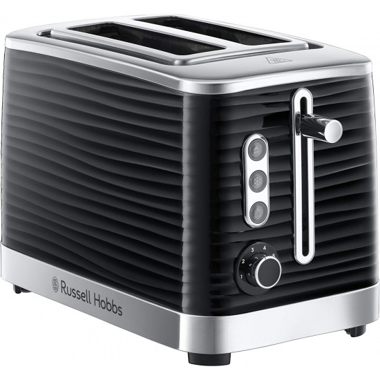 Russell Hobbs Inspire Black 2 Slice Toaster | 24371