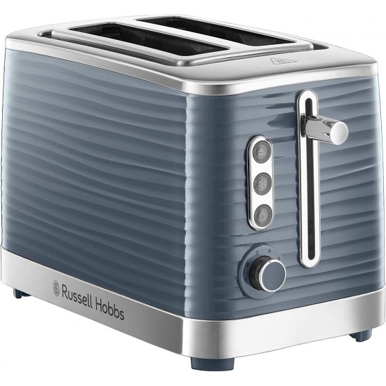 Russell Hobbs Inspire Grey 2 Slice Toaster | 24373