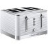 Russell Hobbs Inspire White 4 Slice Toaster | 24380 