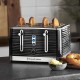 Russell Hobbs Inspire Black 4 Slice Toaster | 24381 