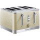 Russell Hobbs Inspire Cream 4 Slice Toaster | 24384 