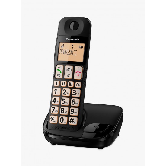 Panasonic KX-TGE110EB Digital Cordless Telephone with Nuisance Call Block