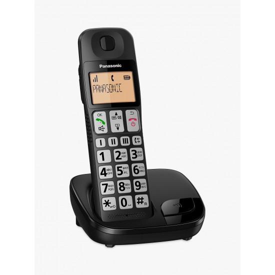 Panasonic KX-TGE110EB Digital Cordless Telephone with Nuisance Call Block