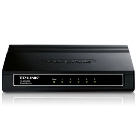 TP-LINK SG1005D 5-Port Gigabit Desktop Switch Supports Auto MDI / MDIX