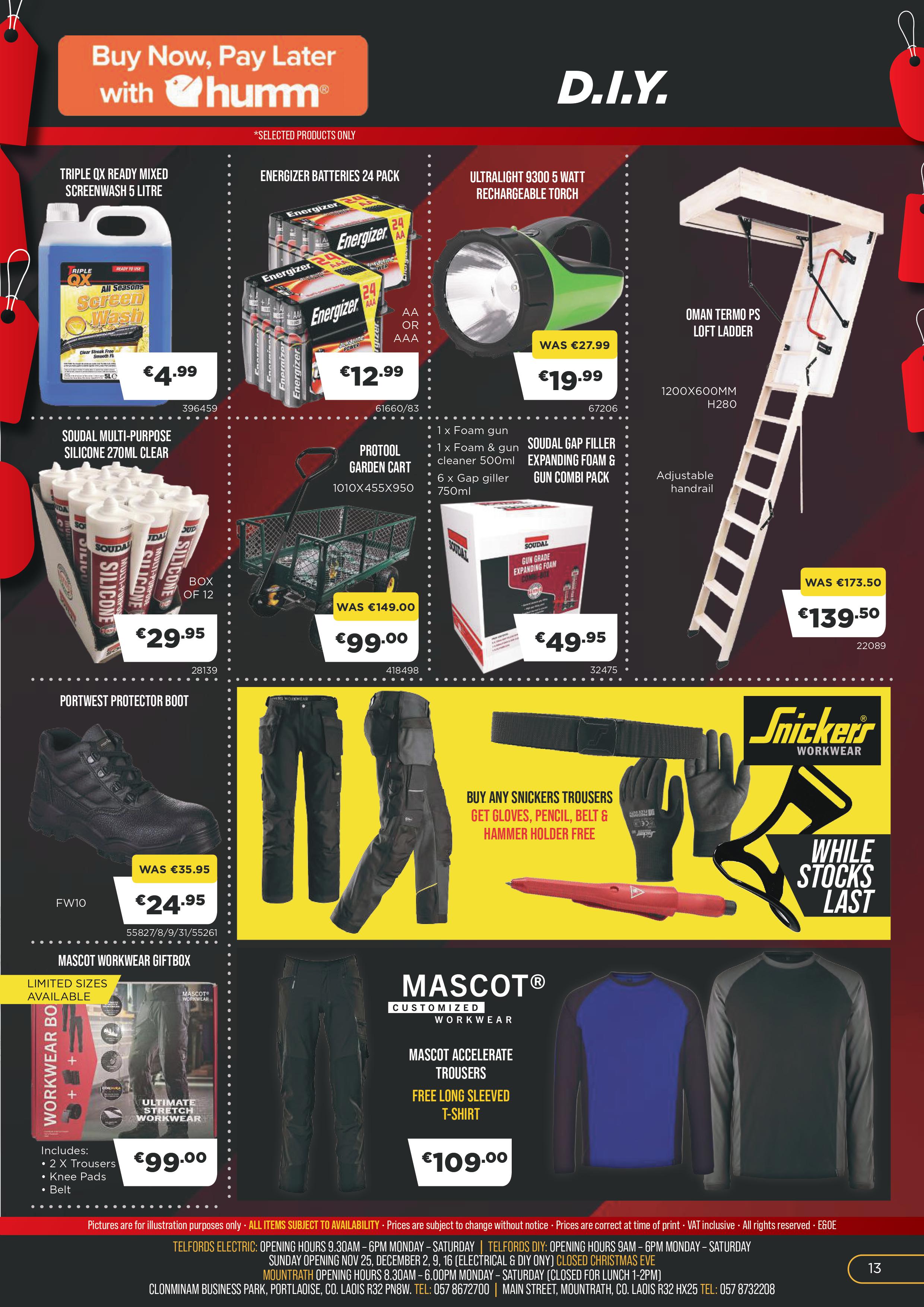 Builders Warehouse Black Friday Specials 2023