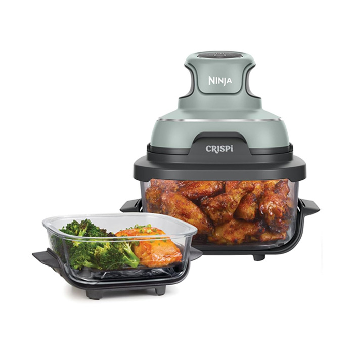 Ninja CRISPi 4-in-1 Portable Glass Air Fryer Cooking System - Sage ...